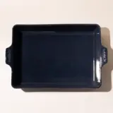 Blue Ceramic Rectangular Porcelain Bakeware