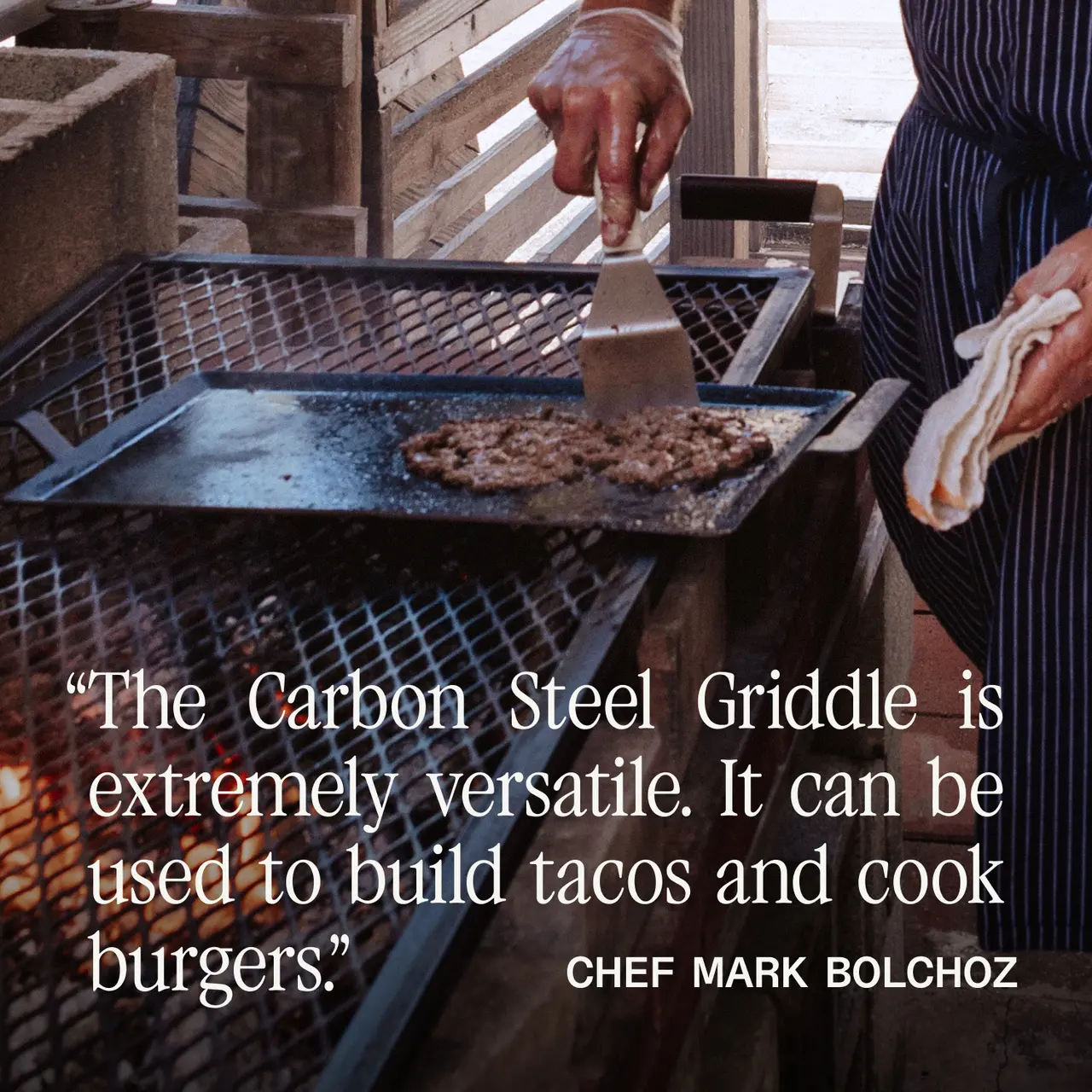 Griddle lifestyle shot