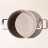 non stick stock pot champagne top