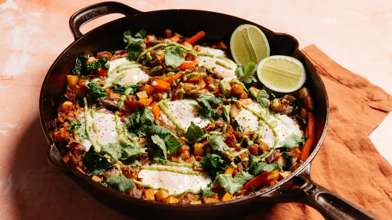 Duck Confit Breakfast Hash