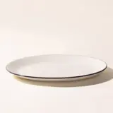 serving platter black rim side