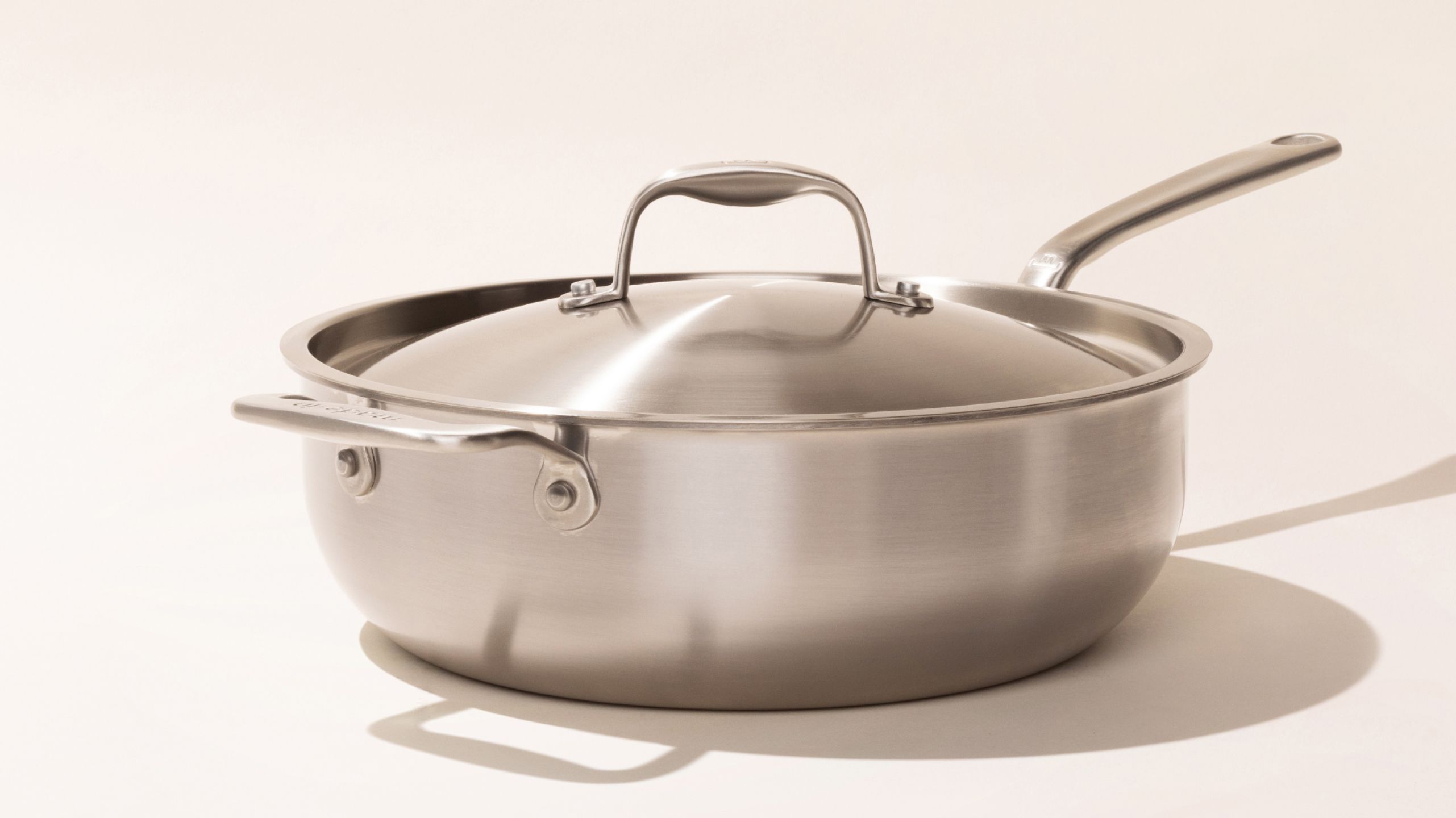 Bistro 6-Quart Stainless Dutch Oven with Lid, Metallic Sold by at Home