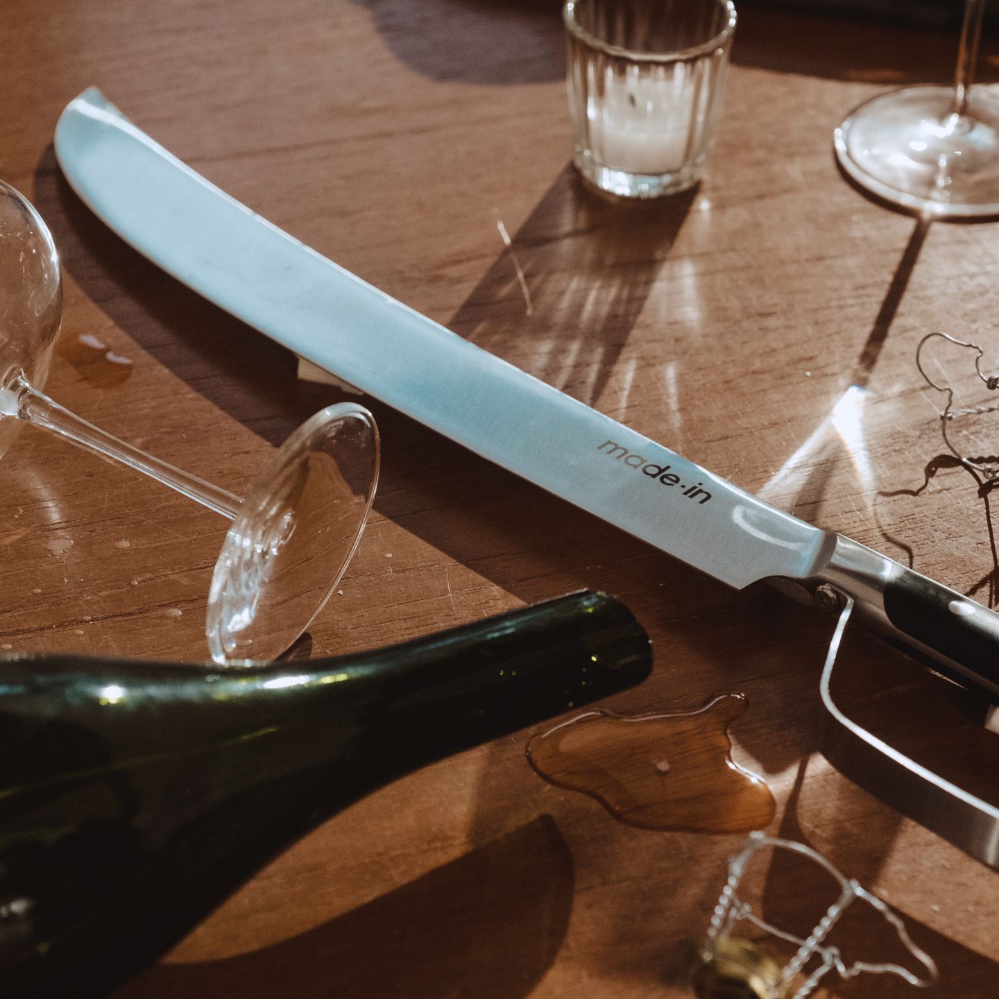 Champagne Saber Laguiole La Roque - Personalized with engraving