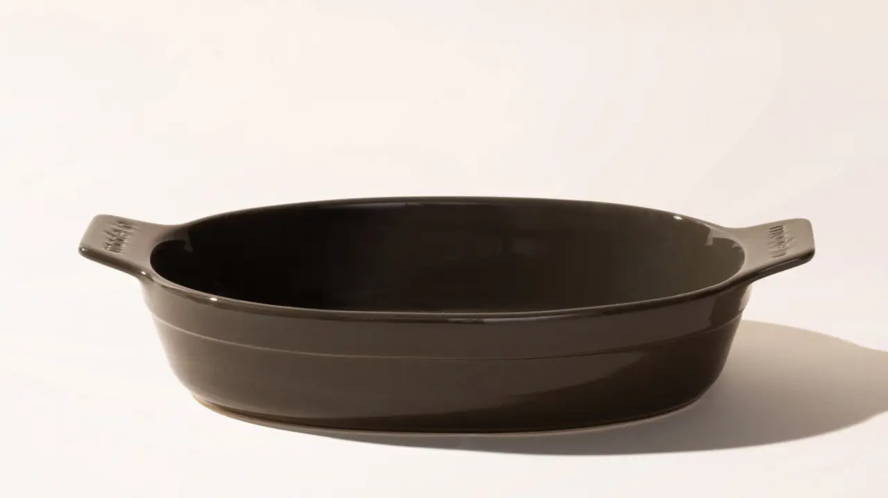 Green Oval Ceramic Bakeware