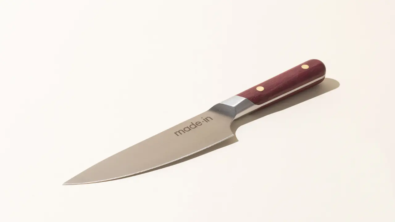 chef knife amaranth wood 6 inch