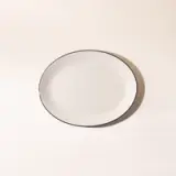 black rim serving platter top image