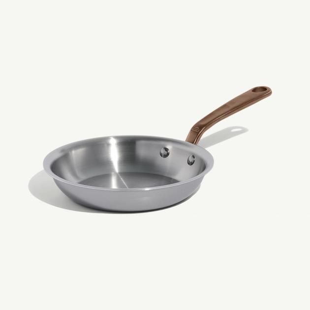 8" Stainless Steel Frying Pan | Made In - Brushed Copper