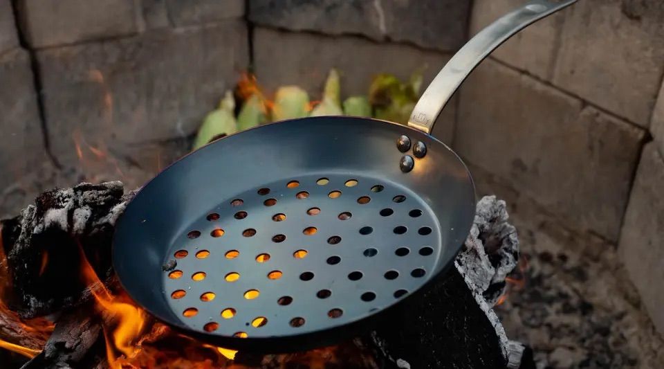 Grilled sale frying pan