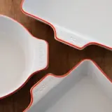 bakeware set red rim lifestyle