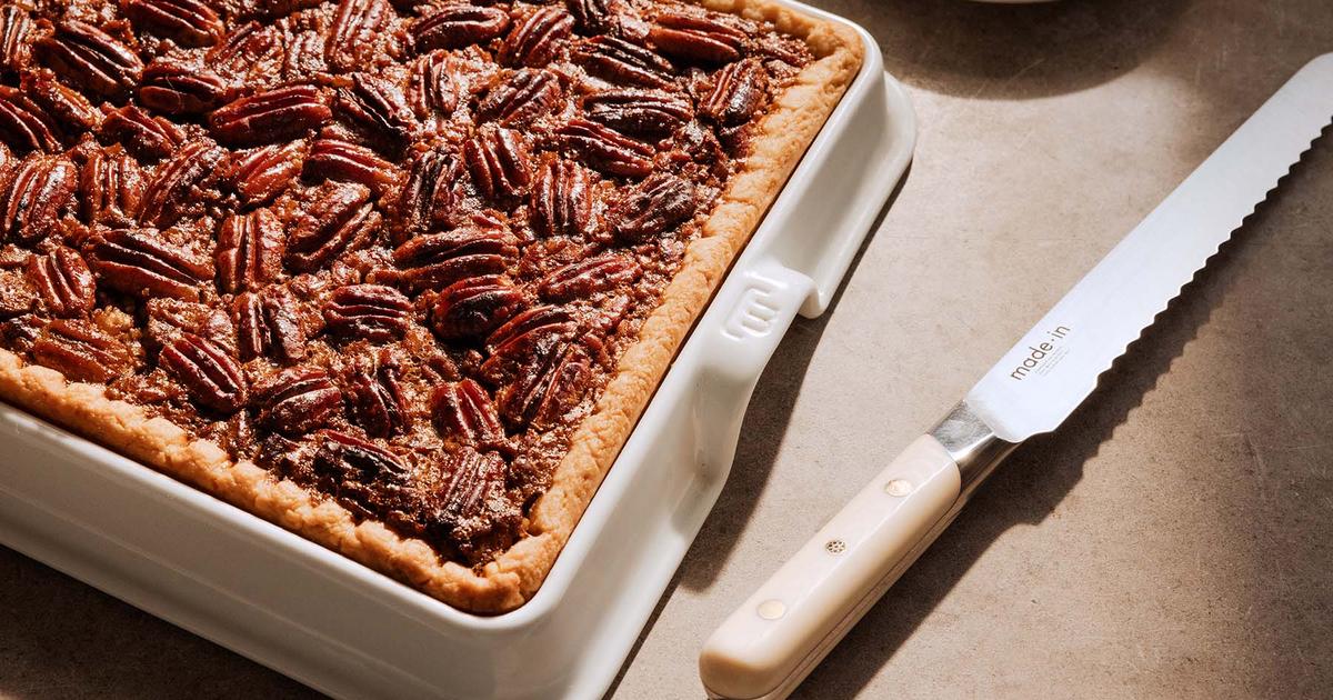 Bourbon Pecan Slab Pie