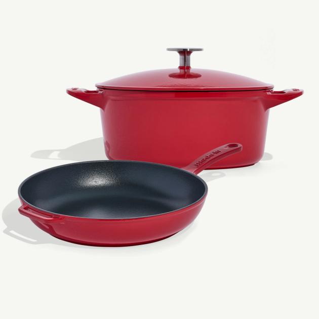 Enameled Cast Iron Cookware Set