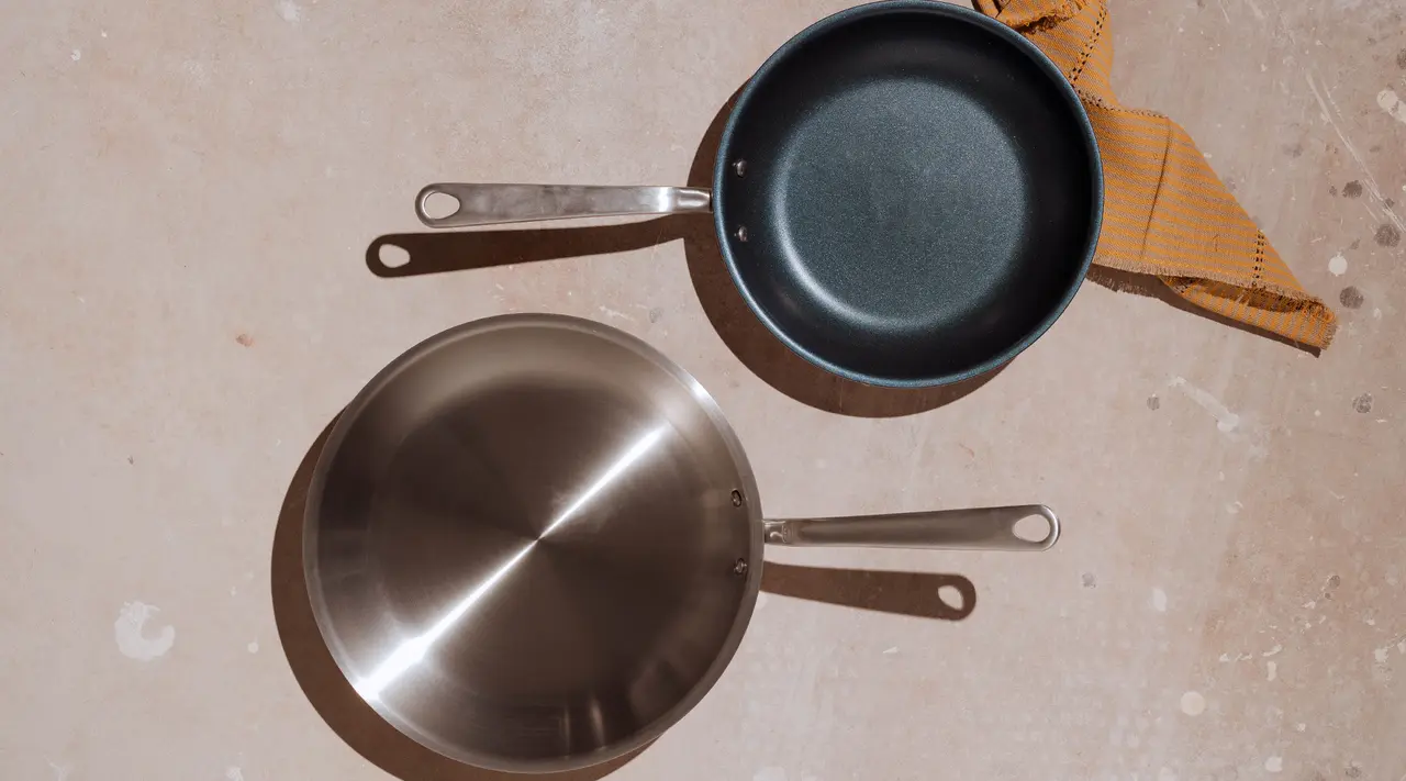 frying pans non stick and stainless