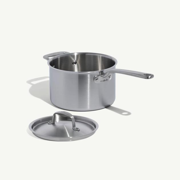 Stainless Steel Saucepan | 4 QT | Made In