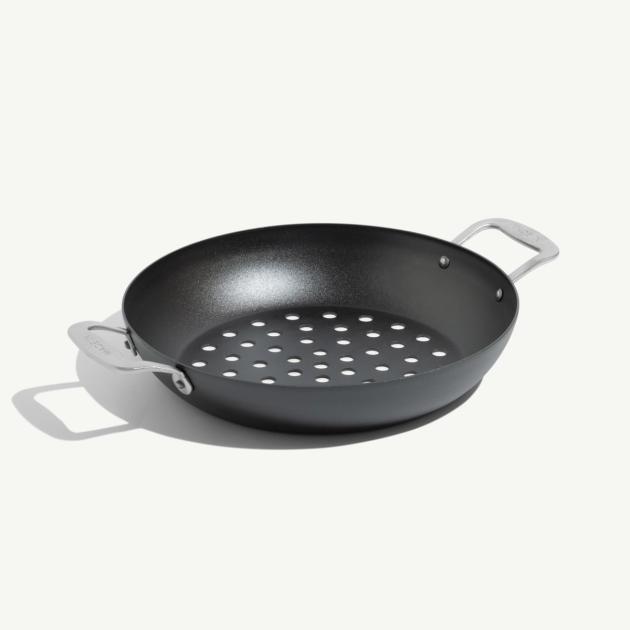 Seasoned Carbon Steel Grill Basket