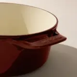 dutch oven ruby red handle