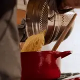 stainless steel stock pot pasta insert set lifestyle image