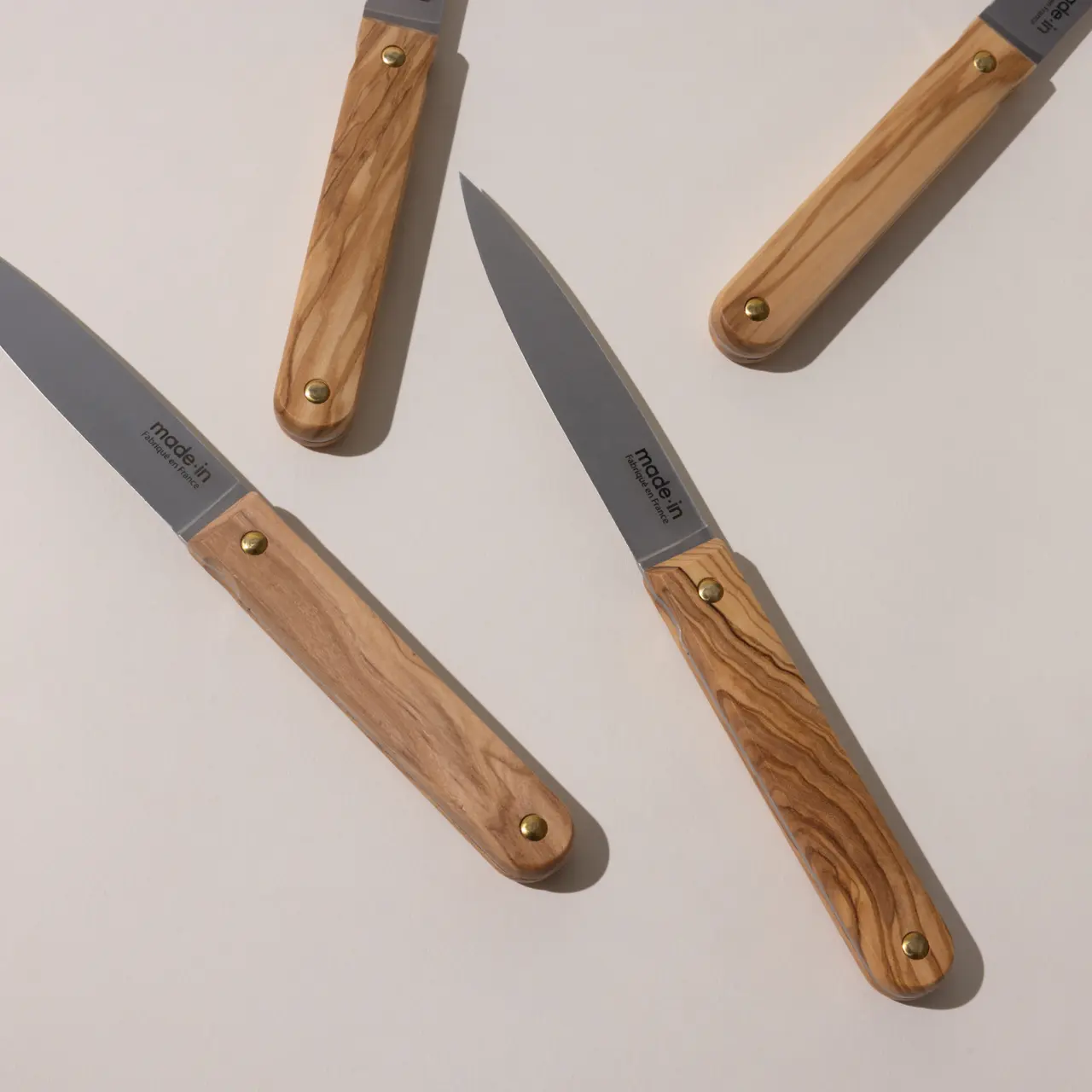 steak knives unique wood handle
