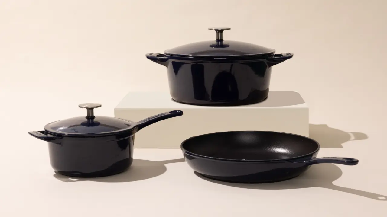 Enameled Cast Iron Dutch Oven Cookware Set