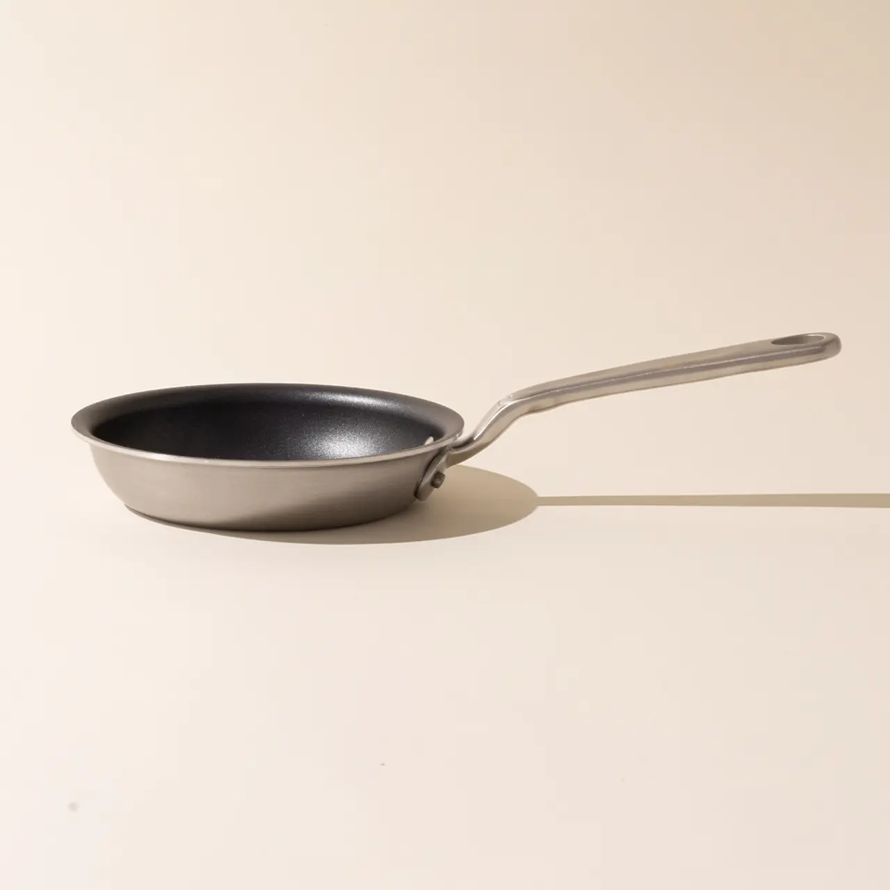 non stick 6 inch frying pan side