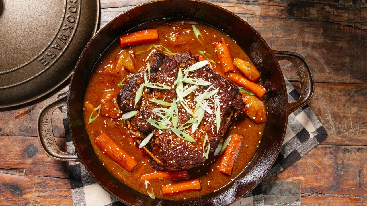 Miso-Soy Braised Pot Roast