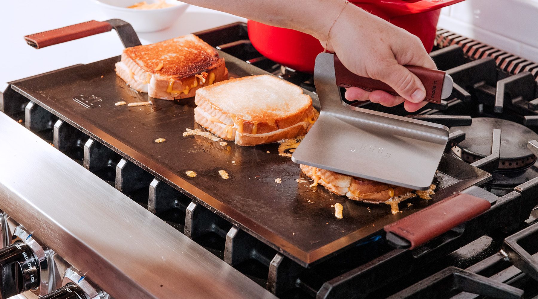 Griddle for shop induction hob