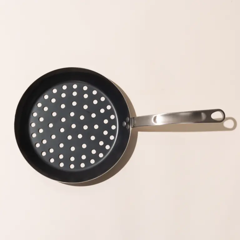 carbon steel grill frying pan top image