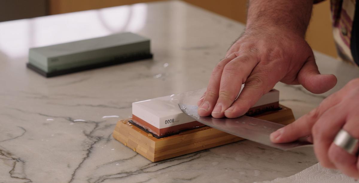 How to Sharpen a Knife With a Whetstone