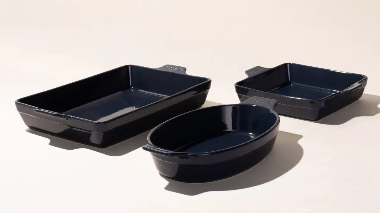 Blue Ceramic Bakeware Set