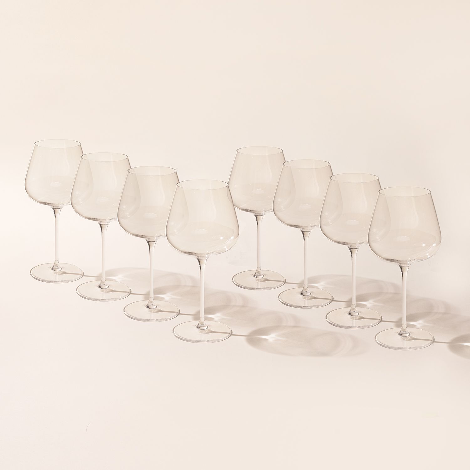 coccot Wine Glasses Set of 6,Crystal White Wine Glasses,Red Wine