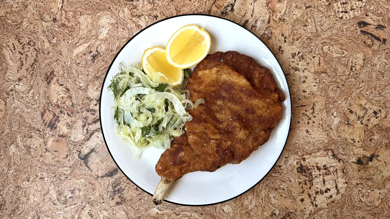 Pork Schnitzel with Fennel Salad