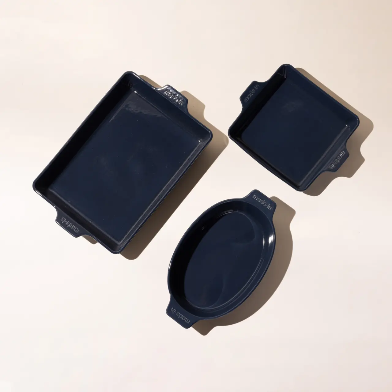 Blue Ceramic Bakeware Set