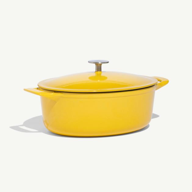 Oval Enameled Cast Iron Dutch Oven | Made In
