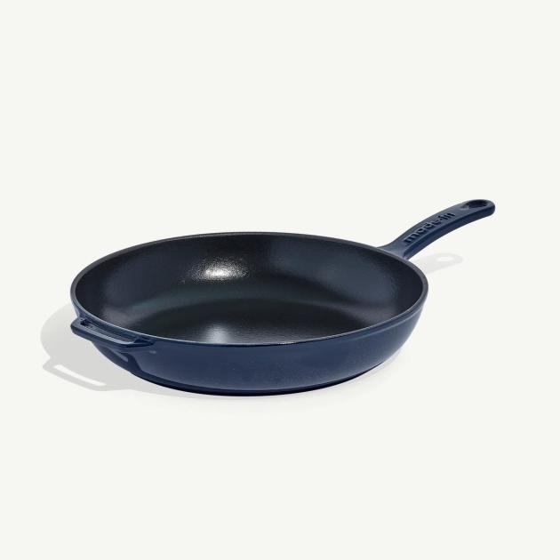 Enameled Cast Iron Skillet (Harbour Blue) | Made In Cookware