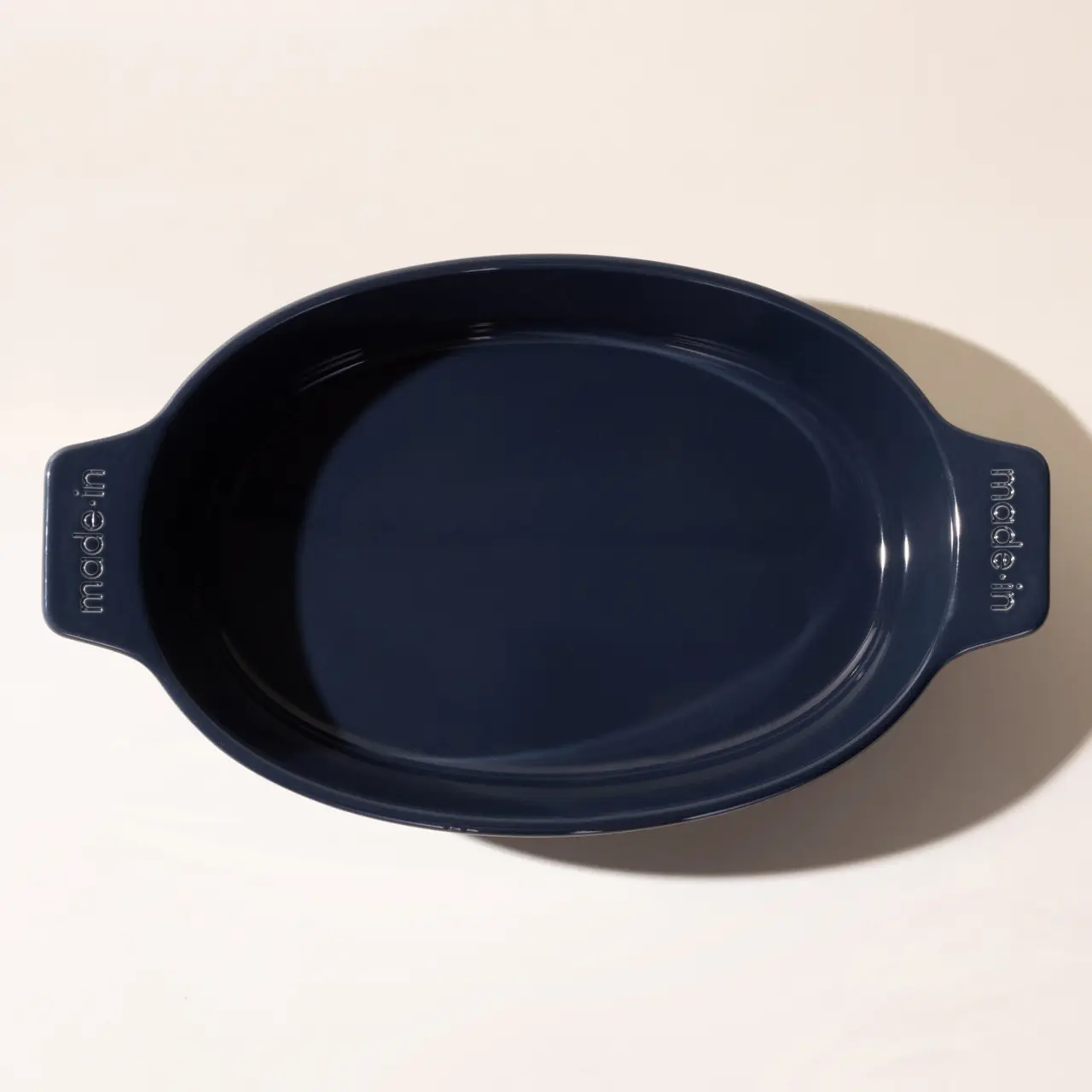 Blue Oval Ceramic Bakeware