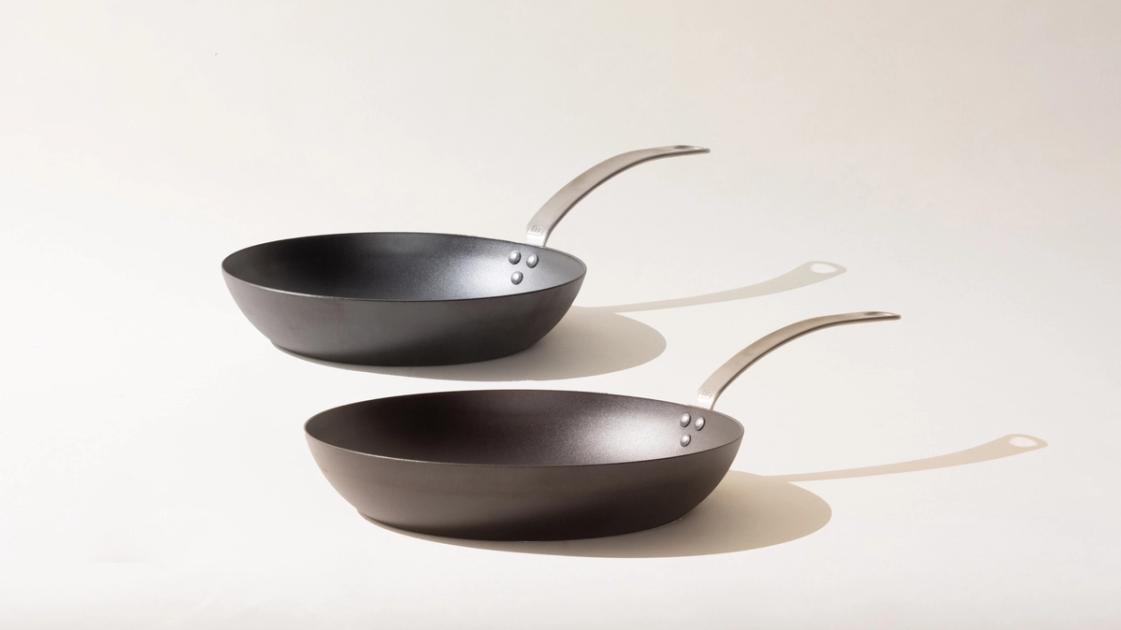 Carbon Steel Frying Pans | 8" 10" and 12" Inch | Made In