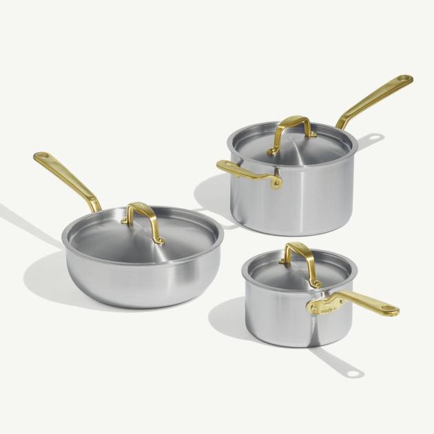 The Stainless Saucepan Set | Made In