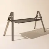 half and half griddle system on stand