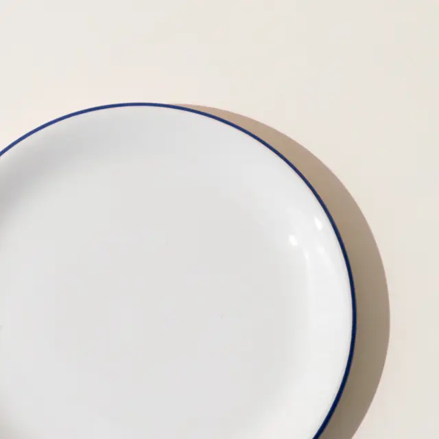 bread and butter plate blue rim zoom