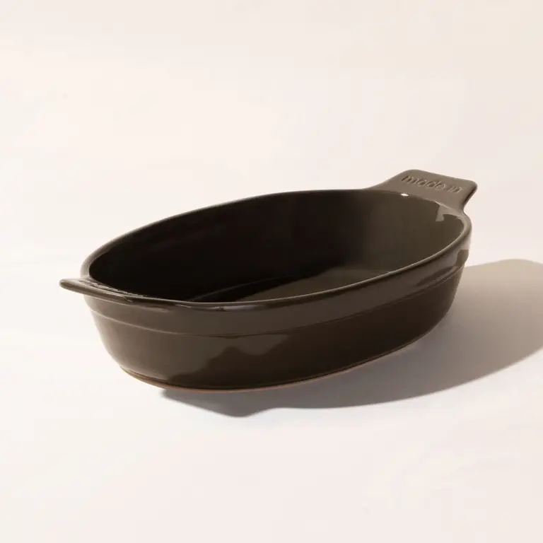 Green Oval Ceramic Bakeware
