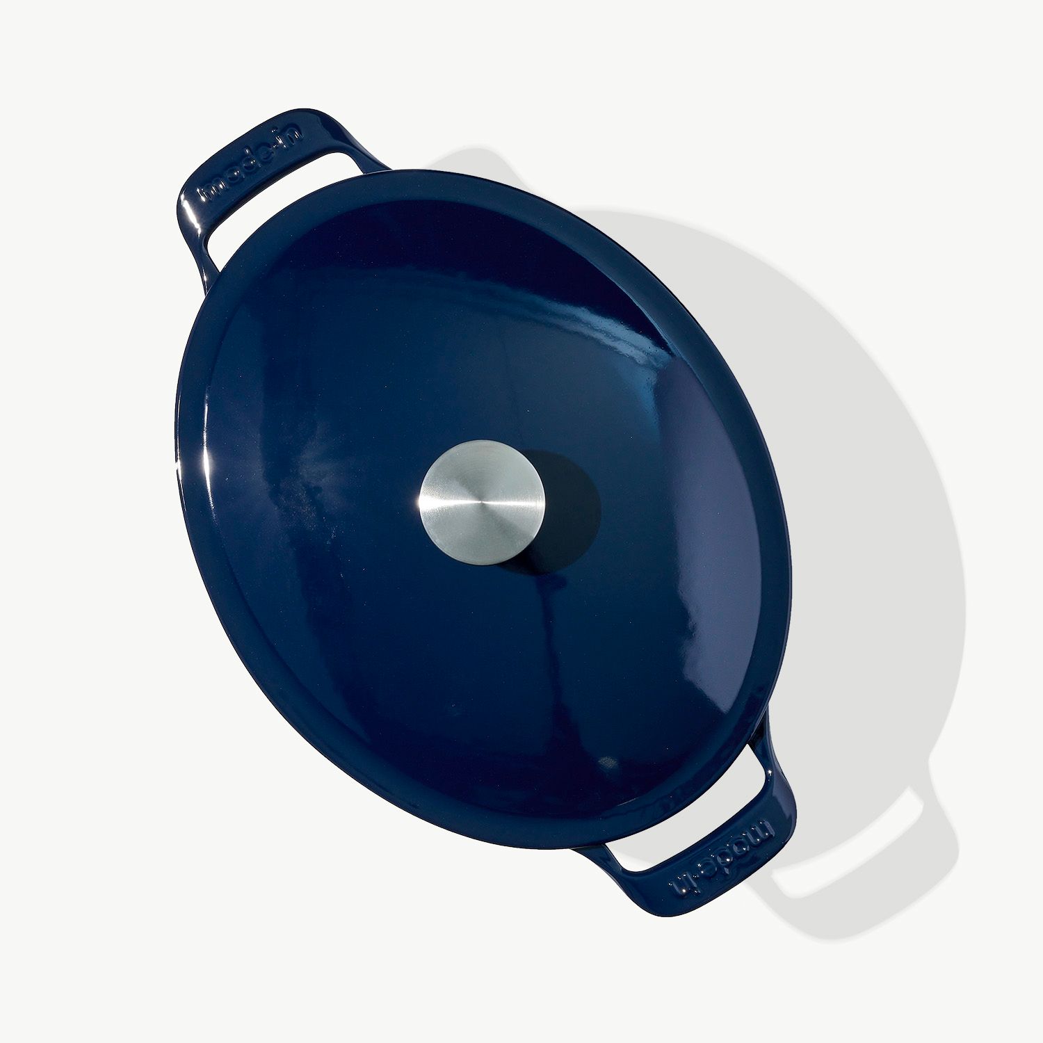 Factory Seconds Oval Dutch Oven · Harbour Blue - Made In