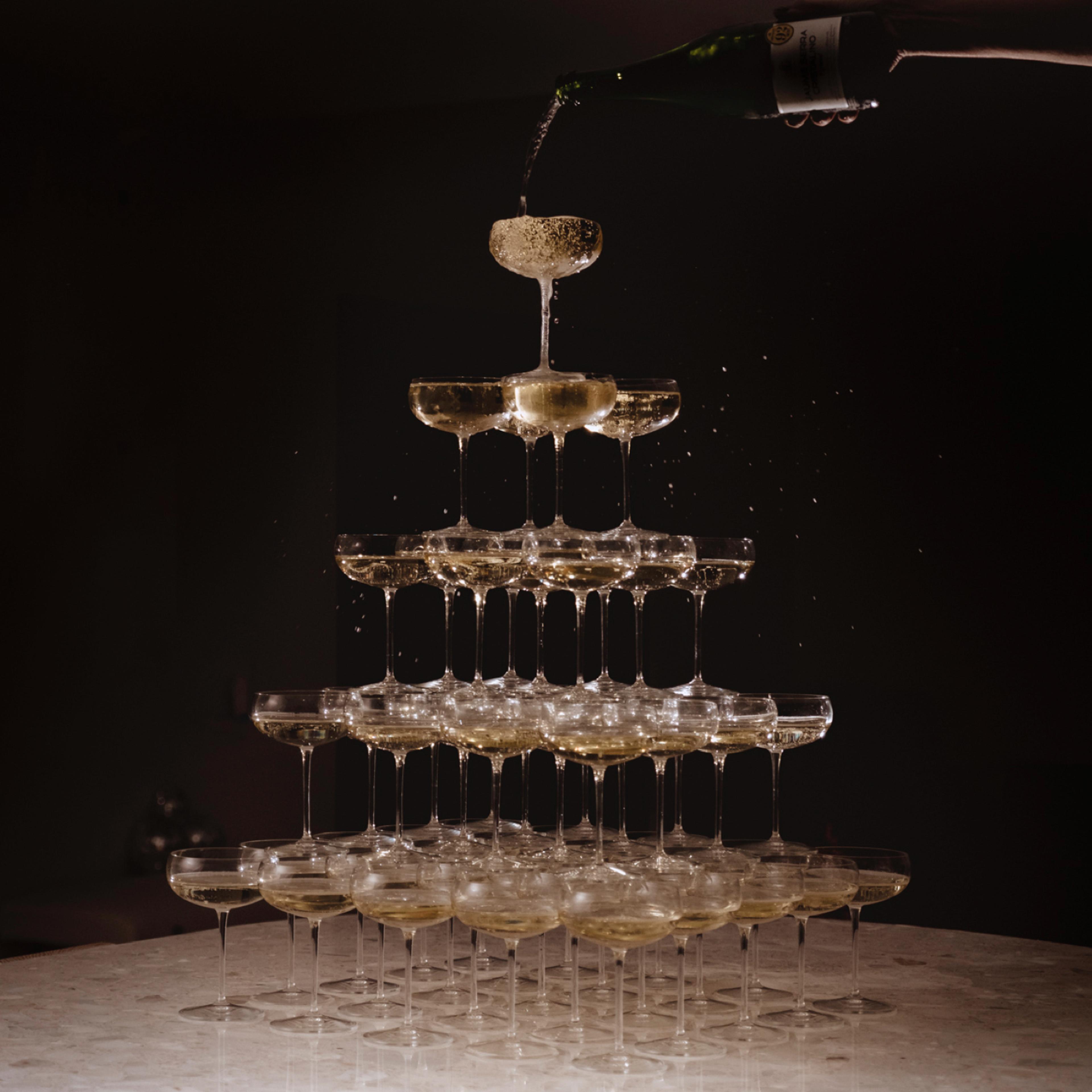 Coupe Glasses  Tower - Made In