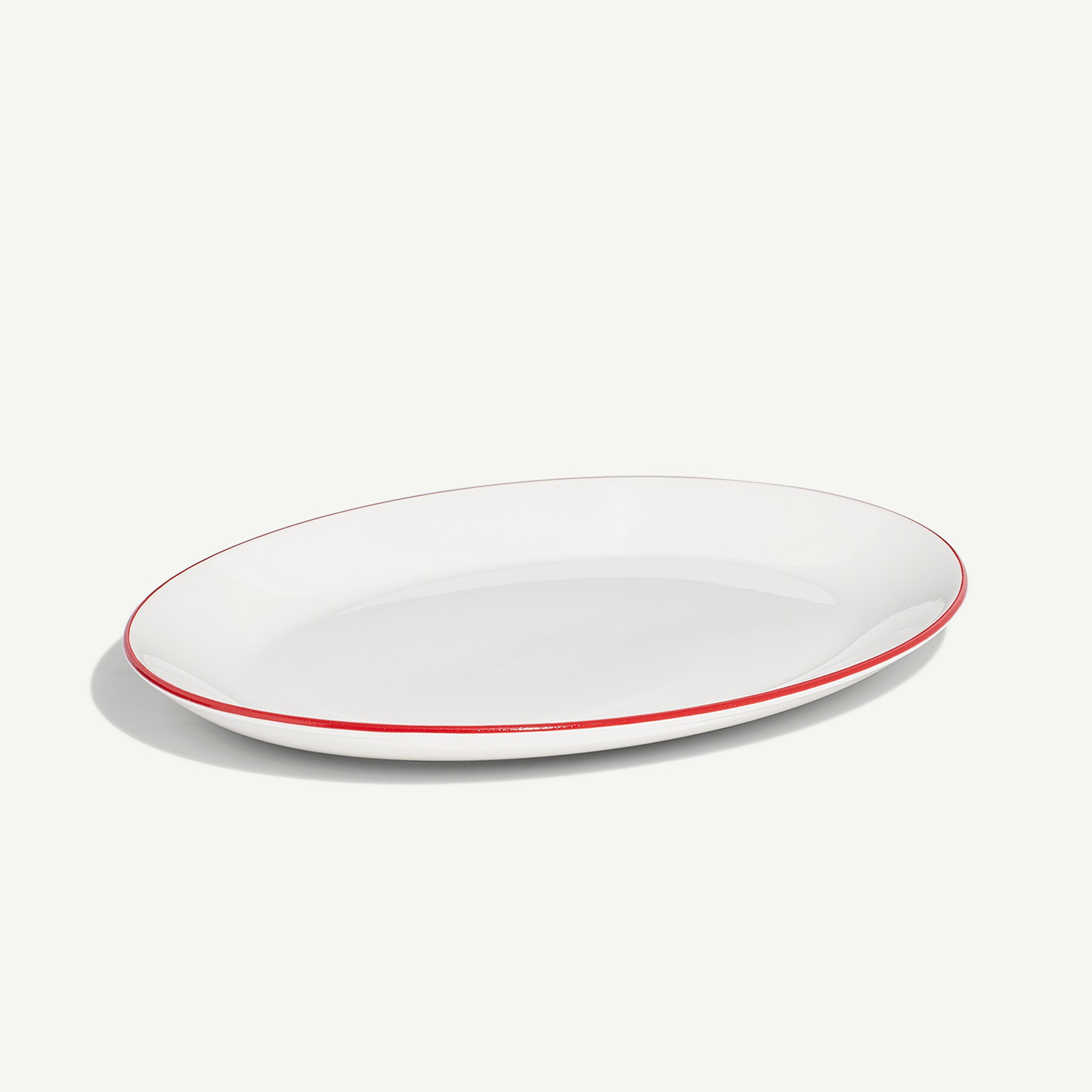 MADE IN - Serving Platter - Red Rim