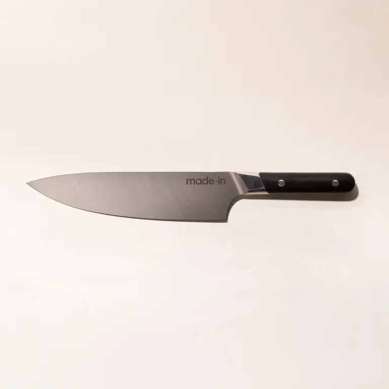 chef knife 8 inch black top