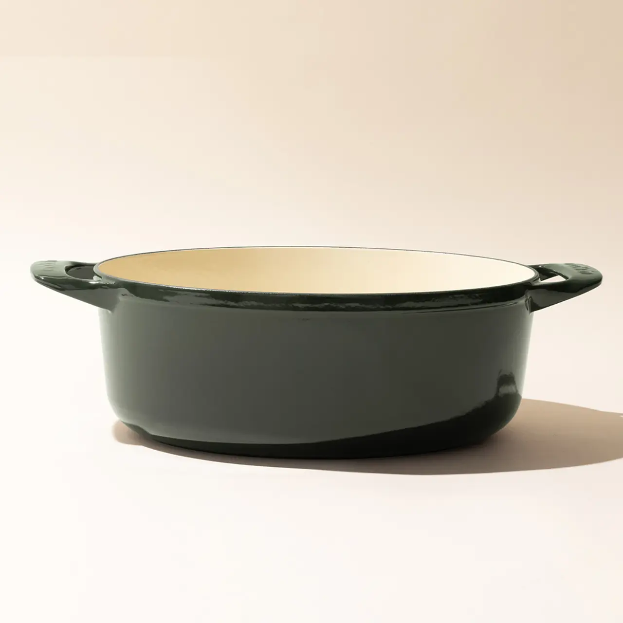 oval dutch oven willow green no lid