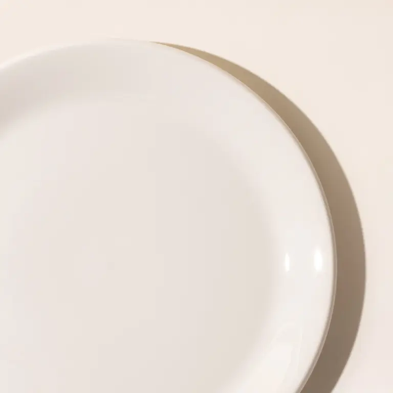 dinner plate undecorated zoom