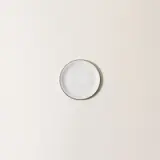 black rim bread & butter plate top image