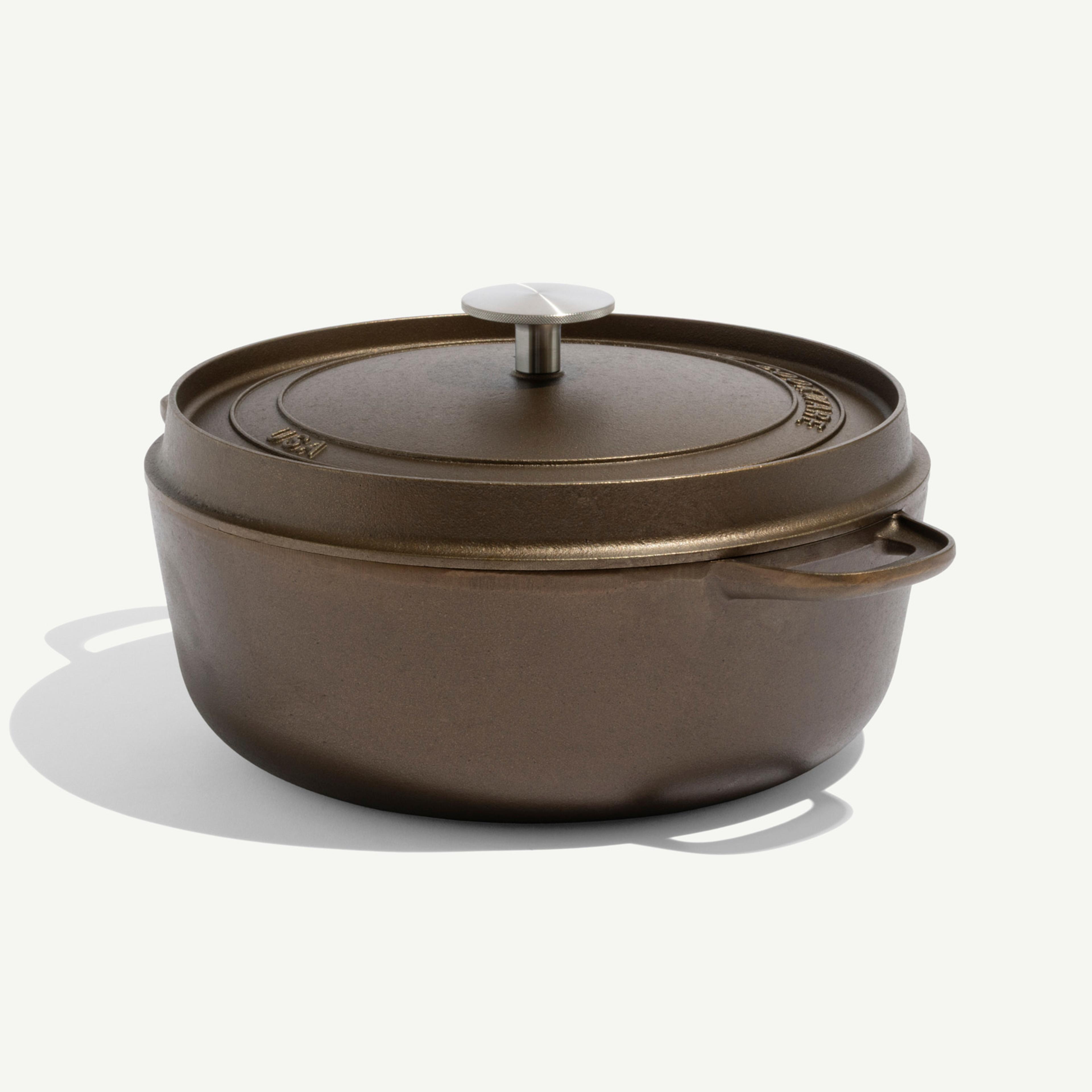 Seasoned Cast Iron Dutch Oven 6 Quart - Made In