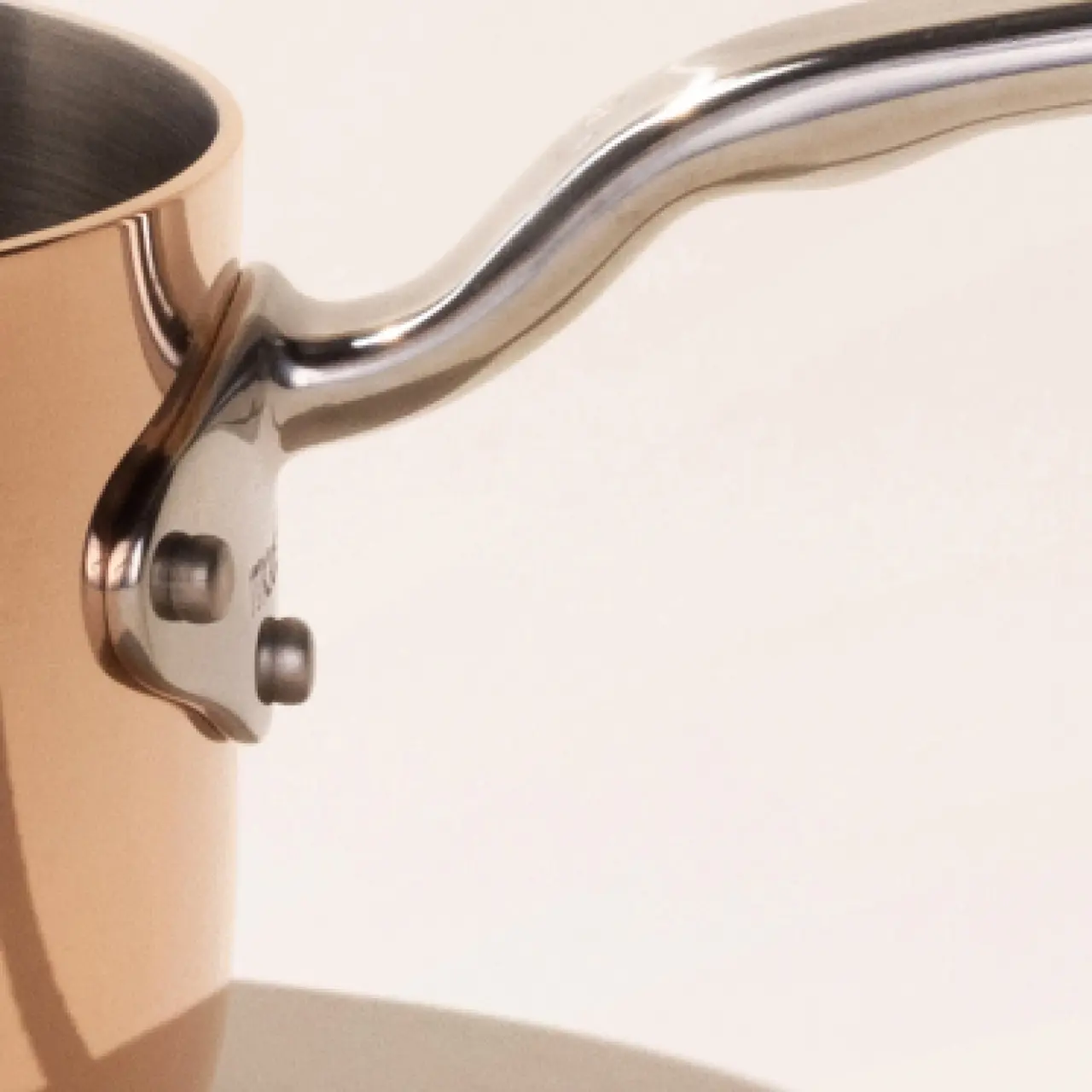 copper saucepan handle