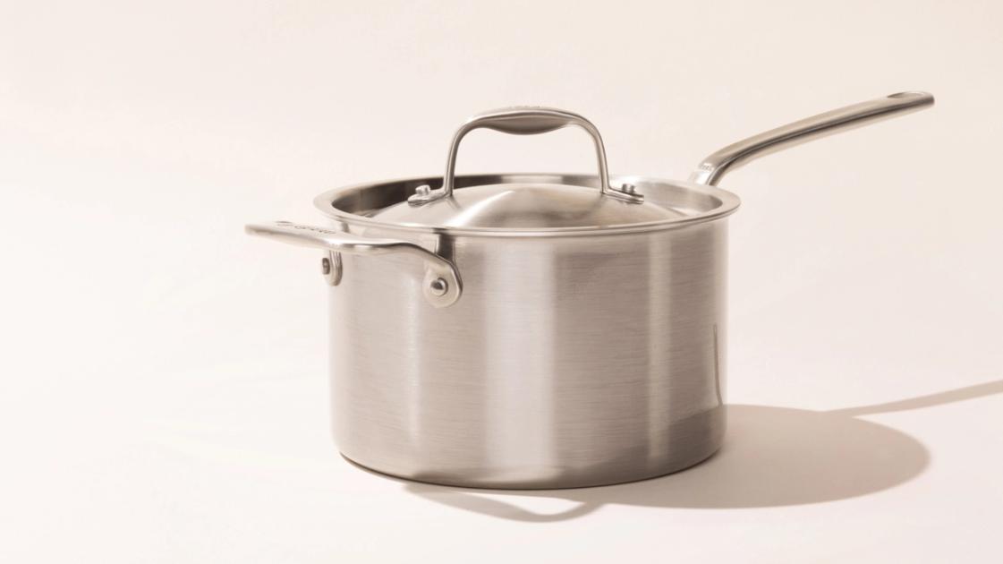 Stainless Steel Saucepan | 4 QT | Made In
