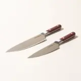 chef knife set amaranth wood